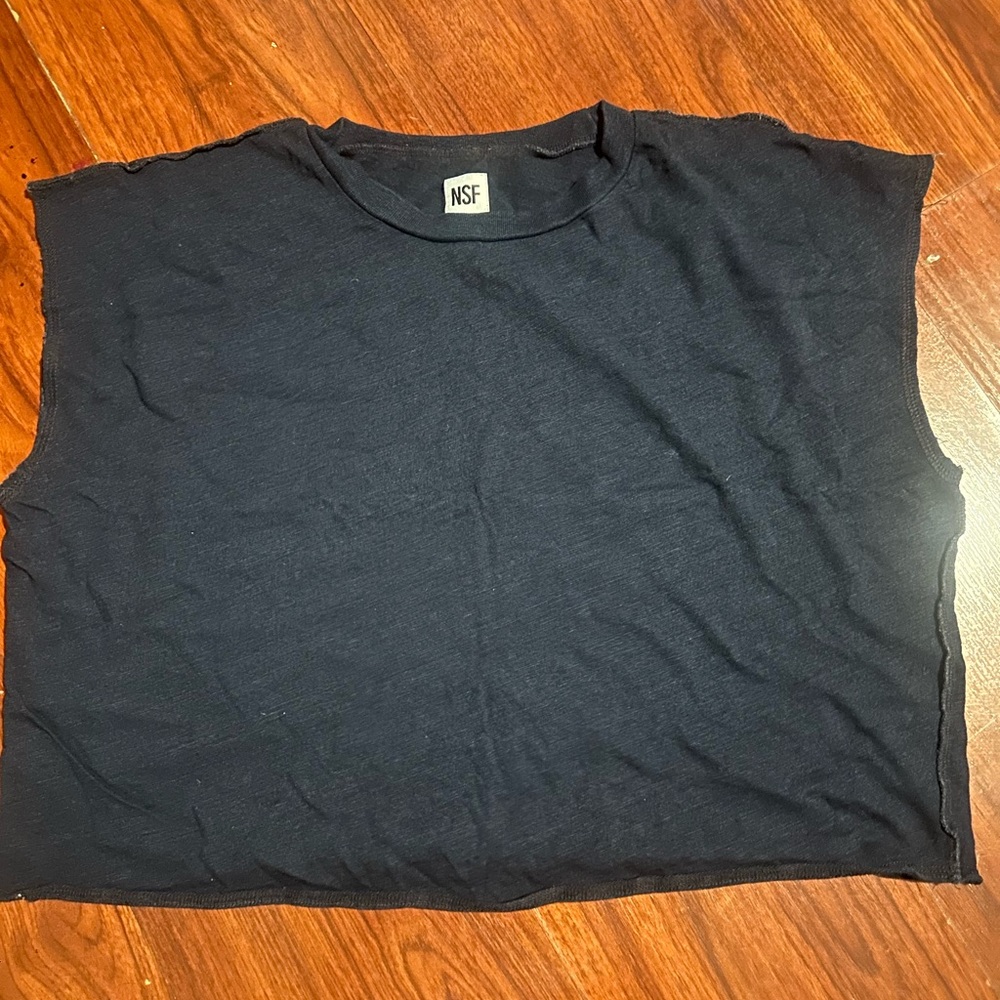 NSF Midnight Blue Sleeveless Top